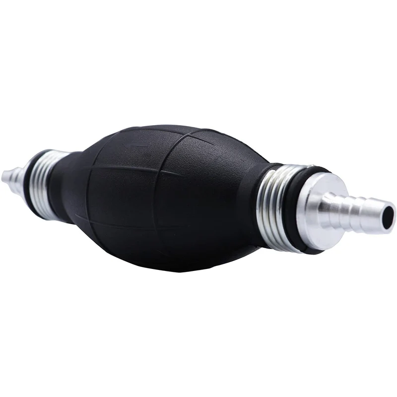 6/8/10/12mm Auto Universal Kraftstoffpumpe Gummi Manuelle Übertragung Flüssigkeit Benzin Benzin Diesel Handzünder Glühbirne Rohr Aluminium