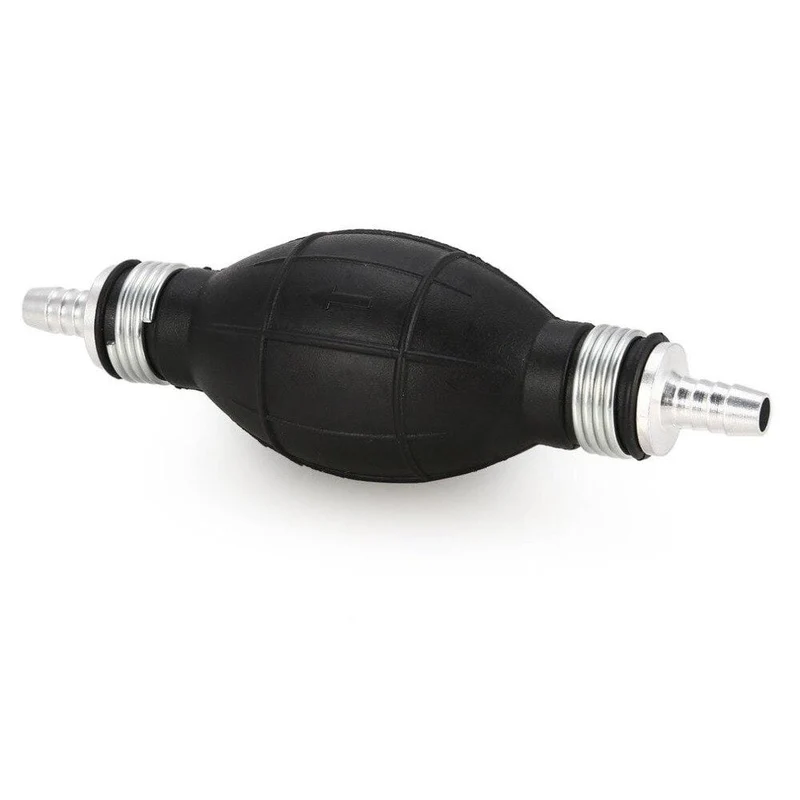 6/8/10/12mm Auto Universal Kraftstoffpumpe Gummi Manuelle Übertragung Flüssigkeit Benzin Benzin Diesel Handzünder Glühbirne Rohr Aluminium