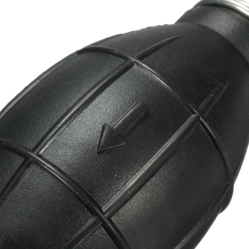 6/8/10/12mm Auto Universal Kraftstoffpumpe Gummi Manuelle Übertragung Flüssigkeit Benzin Benzin Diesel Handzünder Glühbirne Rohr Aluminium