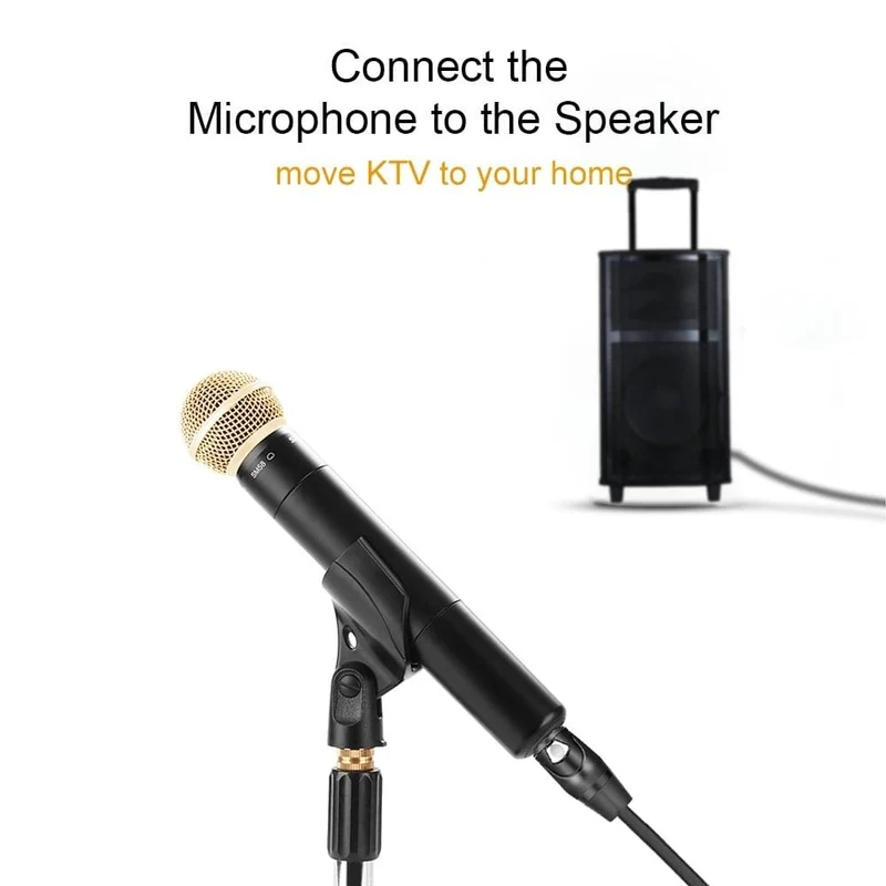 6.35 mm Klinke auf XLR-Kabel, männlich auf weiblich, professionelles Audiokabel, 1 m, 2 m, 3 m, 5 m, für Mikrofone, Lautsprecher, Soundkonsolen, Verstärker