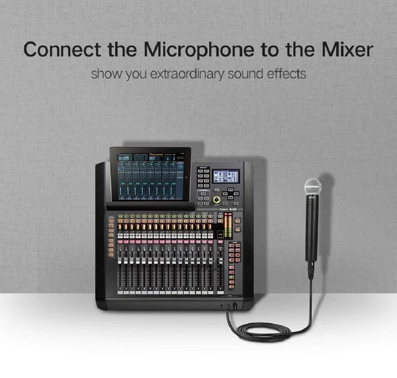 6.35 mm Klinke auf XLR-Kabel, männlich auf weiblich, professionelles Audiokabel, 1 m, 2 m, 3 m, 5 m, für Mikrofone, Lautsprecher, Soundkonsolen, Verstärker