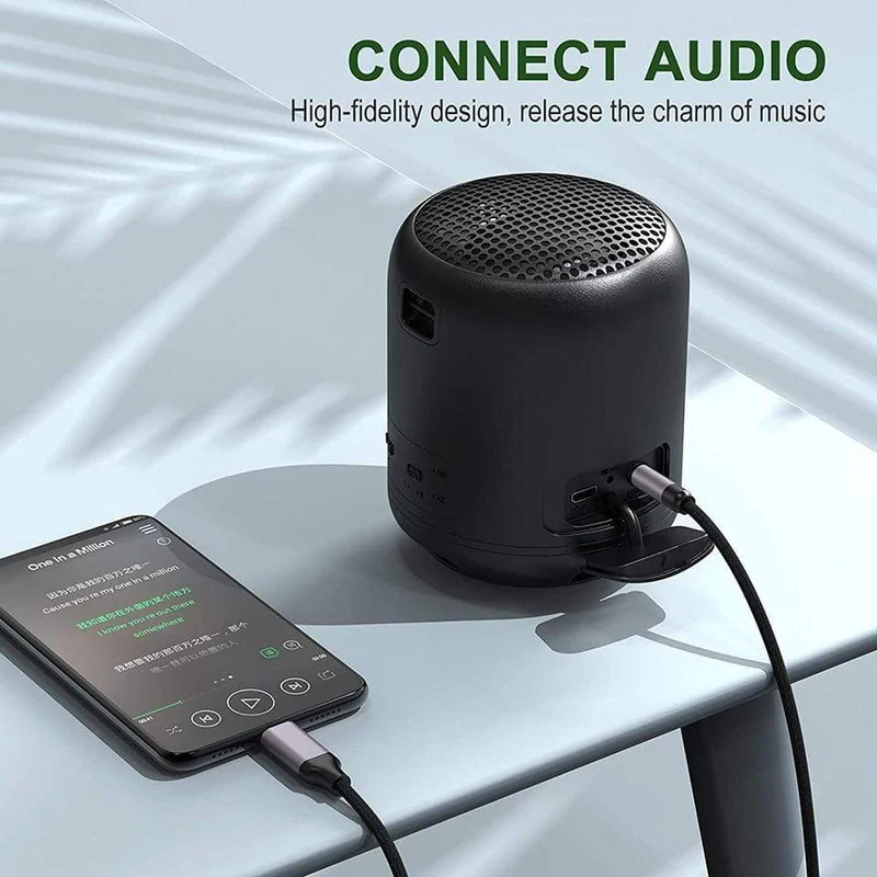 USB Typ C auf 3.5 mm Klinke AUX-Kabel DAC Typ C Audiokabel für Autolautsprecher Kopfhörer Tipo C Hilfsadapter Cabo 0.5 m 1 m 1.5 m