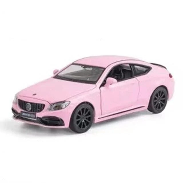 1:32 AMGC63S C63S Coupé Automodell aus Legierung, Druckguss und Spielzeugfahrzeug, Automodellsammlung aus Metall, hohe Simulation, Ton und Licht, Kindergeschenk