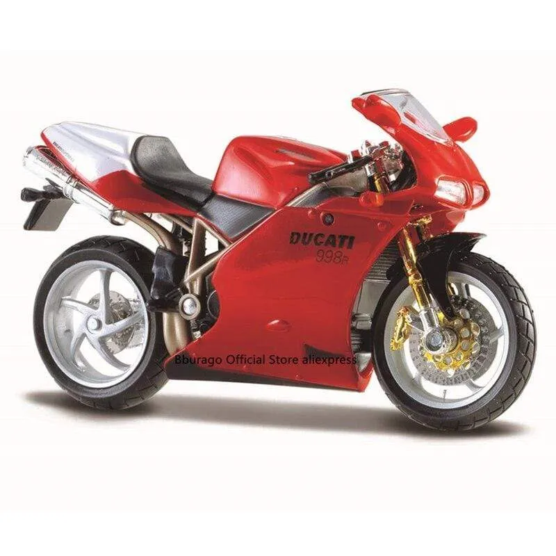1:18 Ducati 998 R original autorisierte Simulation Legierung Motorrad Modell Spielzeugauto Geschenksammlung