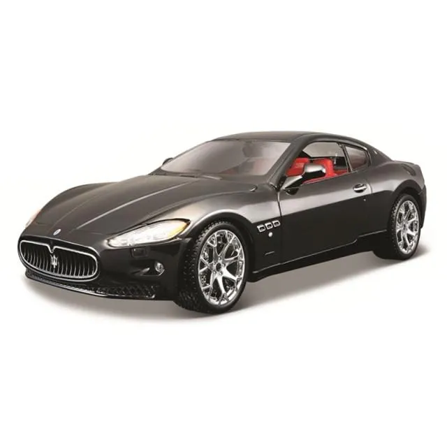 1:24 2008 Maserati GranTurismo Rennwagen aus Legierung, Luxusfahrzeug aus Druckguss, Pullback-Autos, Modell, Spielzeugsammlung, Geschenk