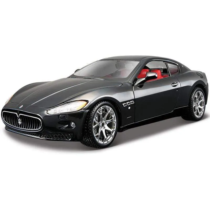 1:24 2008 Maserati GranTurismo Rennwagen aus Legierung, Luxusfahrzeug aus Druckguss, Pullback-Autos, Modell, Spielzeugsammlung, Geschenk