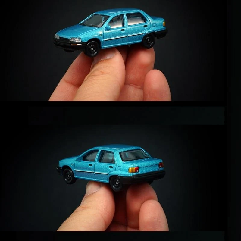 1:64 Daihatsu Charade Civil Blue NO.90 Simulationsmodellauto