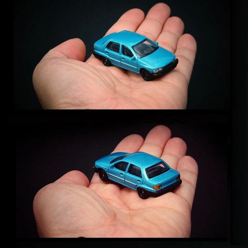 1:64 Daihatsu Charade Civil Blue NO.90 Simulationsmodellauto