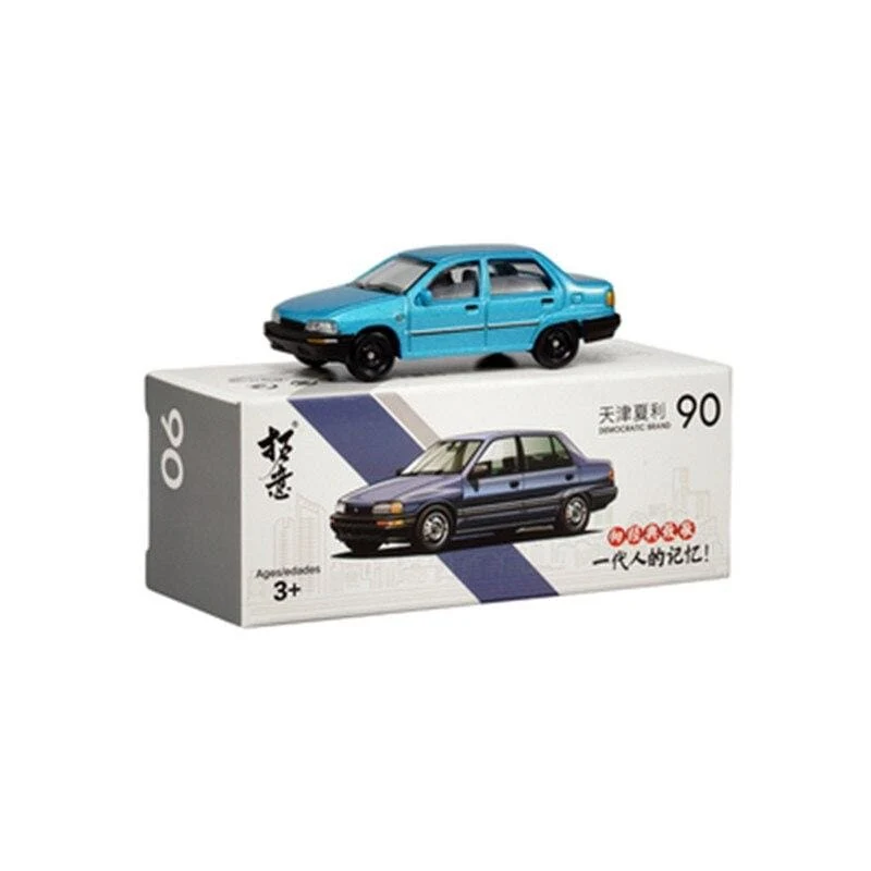 1:64 Daihatsu Charade Civil Blue NO.90 Simulationsmodellauto
