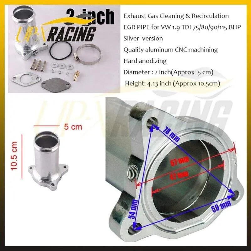 50 mm neues AGR-Ventil als Ersatz für VW 1.9 TDI 75/80/90 PS Diesel-AGR-Löschsatz EGR1111
