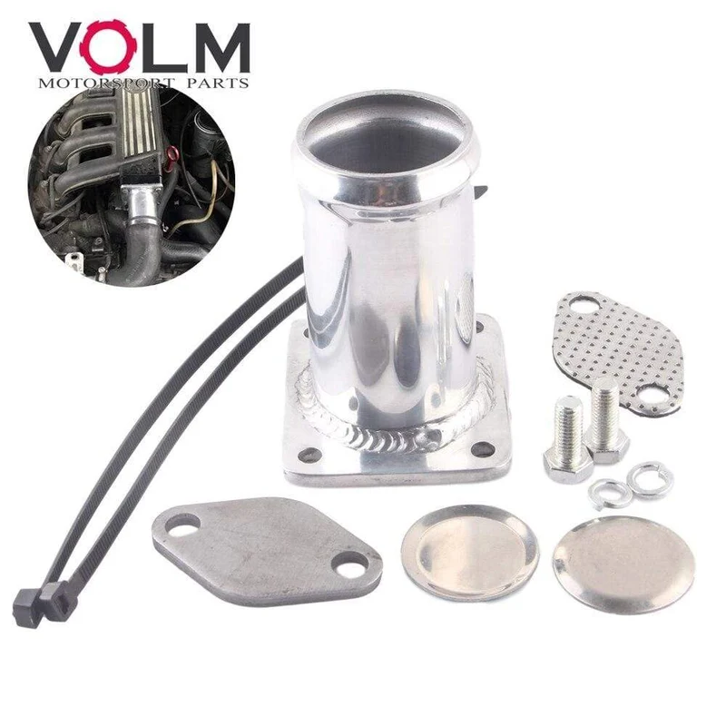AGR-KIT AUS ALUMINIUM-BLANKING-BYPASS FÜR BMW E46 318d 320d 330d 330xd 320cd 318td 320td EGR1117
