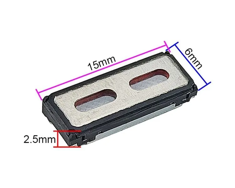 SHEVCHENKO 6*15mm Drei Magnetische Mini Lautsprecher Smartwatch Stimme Lautsprecher 6Ohm Für Intelligente Elektronische Treiber Einheit 2 stücke