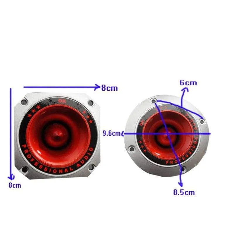 1 stücke Piezo Horn Lautsprecher Hochtöner Piezoelektrischen Kopf Fahrer Lautsprecher Höhen Auto stereo mit led Power 3 watt