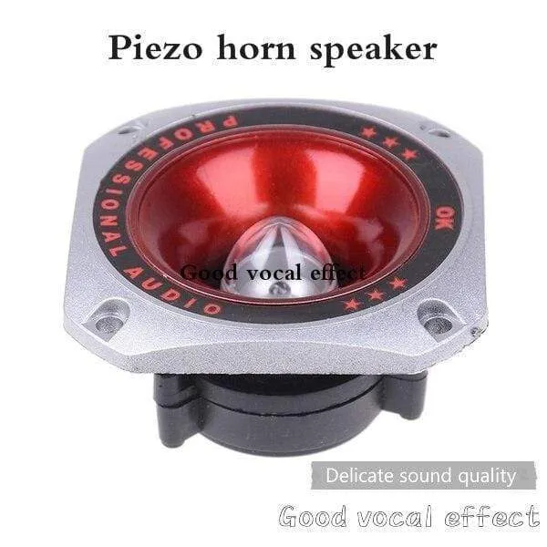 1 stücke Piezo Horn Lautsprecher Hochtöner Piezoelektrischen Kopf Fahrer Lautsprecher Höhen Auto stereo mit led Power 3 watt