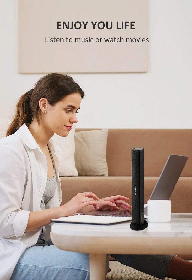 Laptop-Lautsprecher USB verkabelt mit Subwoofer-Resonanzbox für Computer Steoreo Lautsprecher-Treiber Freie Dual-Kanäle
