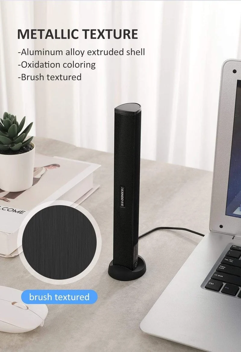 Laptop-Lautsprecher USB verkabelt mit Subwoofer-Resonanzbox für Computer Steoreo Lautsprecher-Treiber Freie Dual-Kanäle