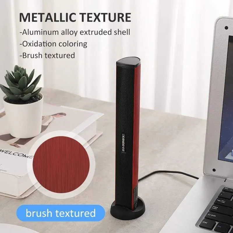Laptop-Lautsprecher USB verkabelt mit Subwoofer-Resonanzbox für Computer Steoreo Lautsprecher-Treiber Freie Dual-Kanäle
