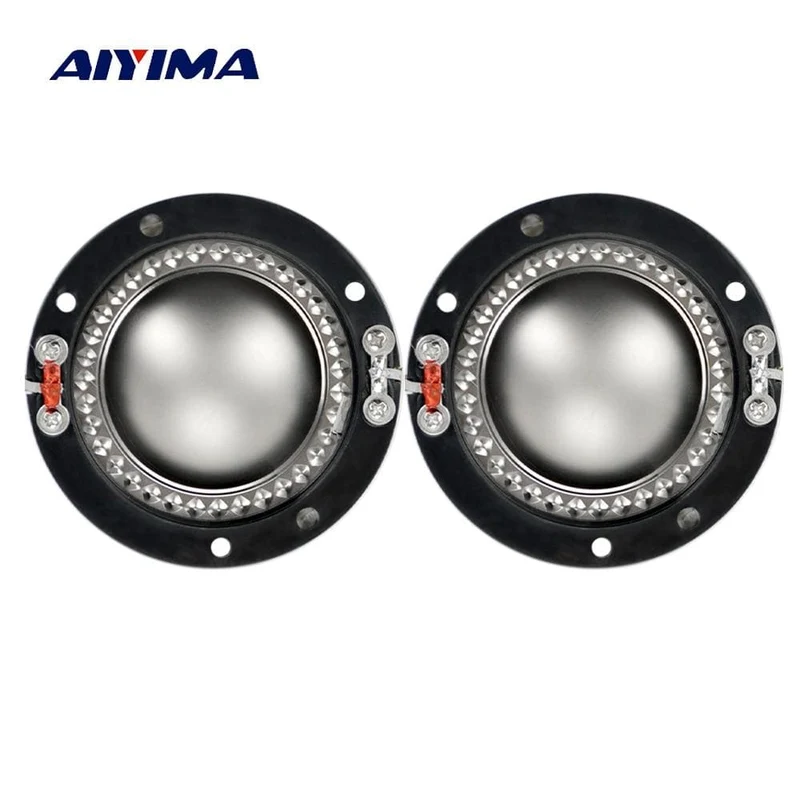 AIYIMA 2Pcs Audio Lautsprecher 34.4/44.4mm Höhen Schwingspule Titan Film DIY Für Hochtöner Fahrer Lautsprecher Reparatur teile Zubehör