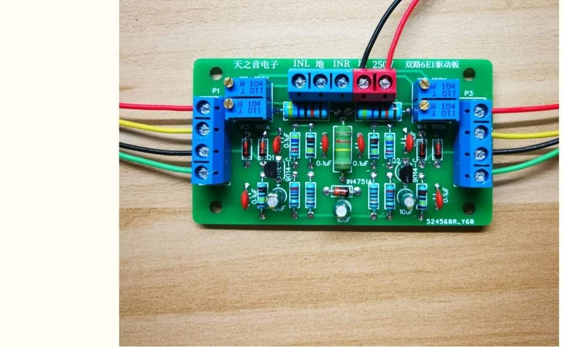 6E1 Katzenauge Röhrentreiberplatine Bausatz DIY Röhrenverstärker Einbau Lautstärkepegel Pegelanzeige