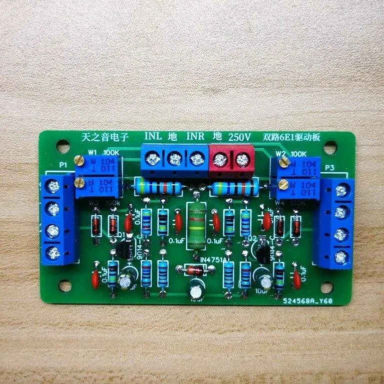 6E1 Katzenauge Röhrentreiberplatine Bausatz DIY Röhrenverstärker Einbau Lautstärkepegel Pegelanzeige
