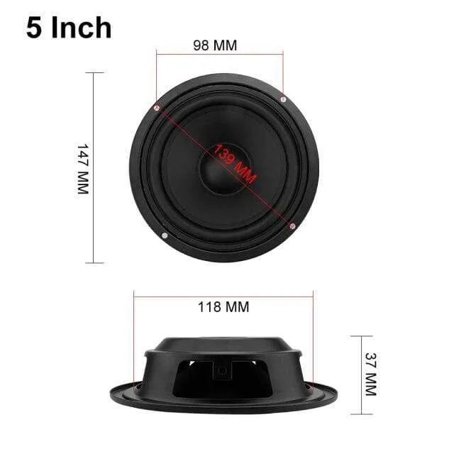 AIYIMA 2Pcs 4 5 6.5 Zoll Woofer Audio Lautsprecher Fahrer Passive Kühler Booster Lautsprecher Bass Vibration Vibrierende Lautsprecher Teil