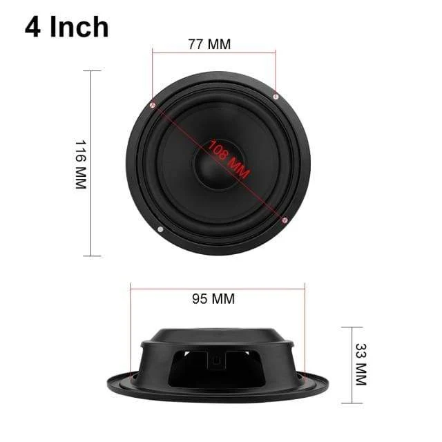 AIYIMA 2Pcs 4 5 6.5 Zoll Woofer Audio Lautsprecher Fahrer Passive Kühler Booster Lautsprecher Bass Vibration Vibrierende Lautsprecher Teil