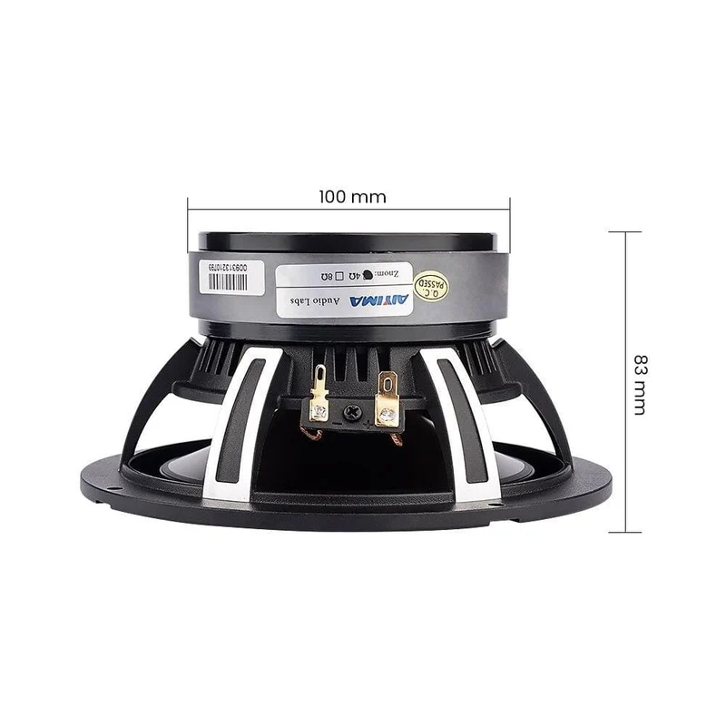 AIYIMA 1Pcs 6.5 Zoll Woofer Lautsprecher 50W 4 Ohm Bass Audio Auto Sound Lautsprecher Treiber Aluminium Keramik Black Diamond Cast Booksheft
