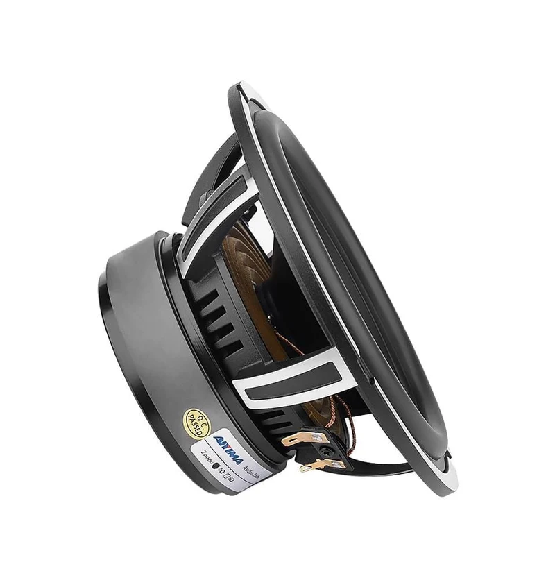 AIYIMA 1Pcs 6.5 Zoll Woofer Lautsprecher 50W 4 Ohm Bass Audio Auto Sound Lautsprecher Treiber Aluminium Keramik Black Diamond Cast Booksheft