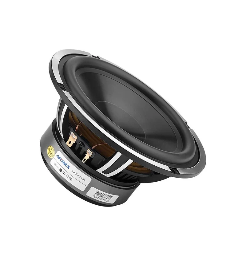 AIYIMA 1Pcs 6.5 Zoll Woofer Lautsprecher 50W 4 Ohm Bass Audio Auto Sound Lautsprecher Treiber Aluminium Keramik Black Diamond Cast Booksheft
