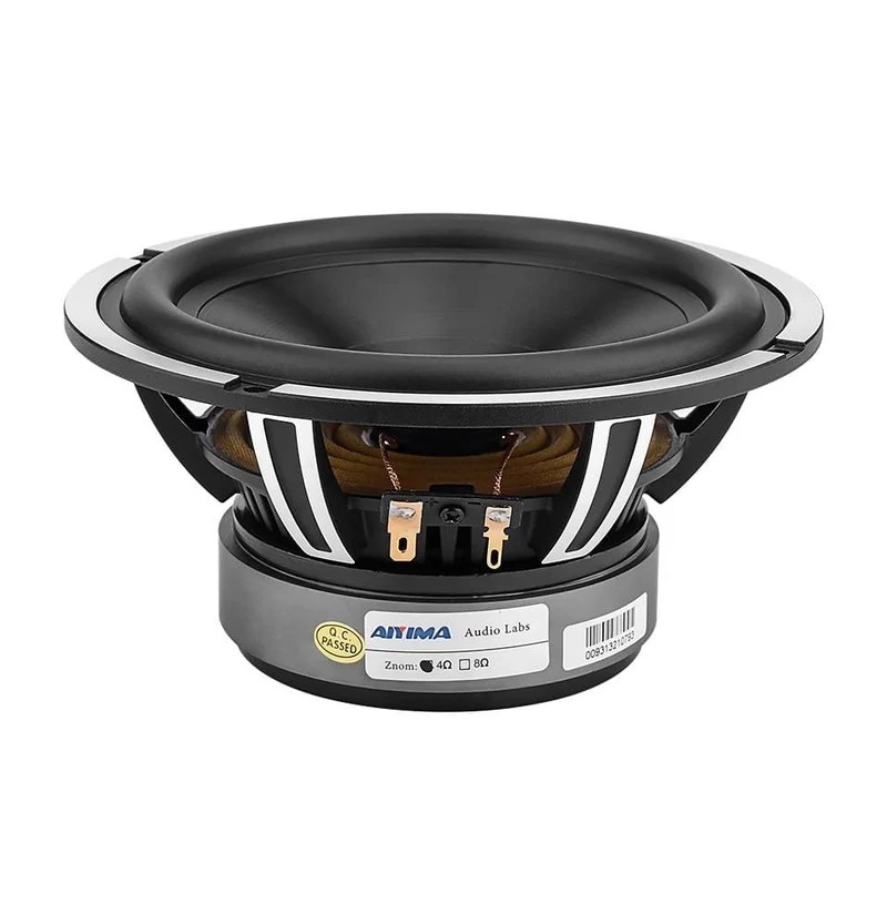 AIYIMA 1Pcs 6.5 Zoll Woofer Lautsprecher 50W 4 Ohm Bass Audio Auto Sound Lautsprecher Treiber Aluminium Keramik Black Diamond Cast Booksheft