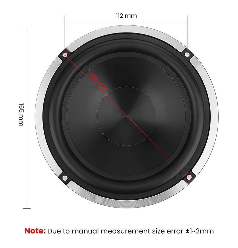 AIYIMA 1Pcs 6.5 Zoll Woofer Lautsprecher 50W 4 Ohm Bass Audio Auto Sound Lautsprecher Treiber Aluminium Keramik Black Diamond Cast Booksheft