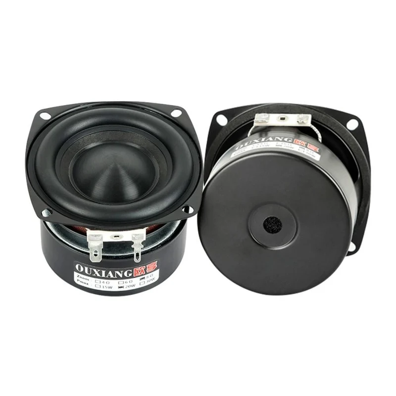 AIYIMA 2Pcs 3 Zoll woofer Lautsprecher Fahrer 4 8 Ohm 25W Audio Bass Lautsprecher DIY Heimkino Sound verstärker Lautsprecher Einheit