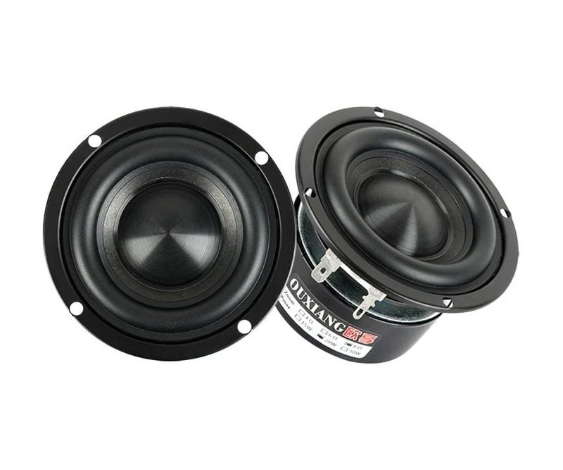 AIYIMA 2Pcs 3 Zoll woofer Lautsprecher Fahrer 4 8 Ohm 25W Audio Bass Lautsprecher DIY Heimkino Sound verstärker Lautsprecher Einheit