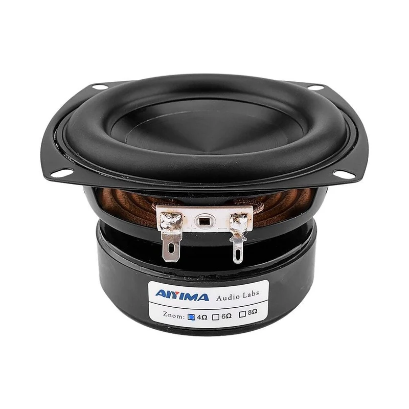 AIYIMA 1Pc 4 Zoll Woofer Audio Lautsprecher Fahrer 4 8 Ohm 100W Bass Hifi Sound Musik Wasserdicht Subwoofer lautsprecher DIY Heimkino