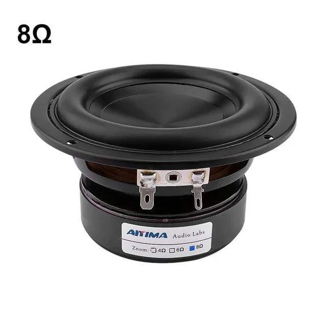 AIYIMA 1Pc 4 Zoll Woofer Audio Lautsprecher Fahrer 4 8 Ohm 100W Bass Hifi Sound Musik Wasserdicht Subwoofer lautsprecher DIY Heimkino
