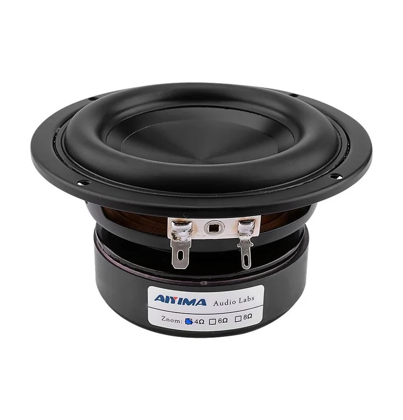 AIYIMA 1Pc 4 Zoll Woofer Audio Lautsprecher Fahrer 4 8 Ohm 100W Bass Hifi Sound Musik Wasserdicht Subwoofer lautsprecher DIY Heimkino