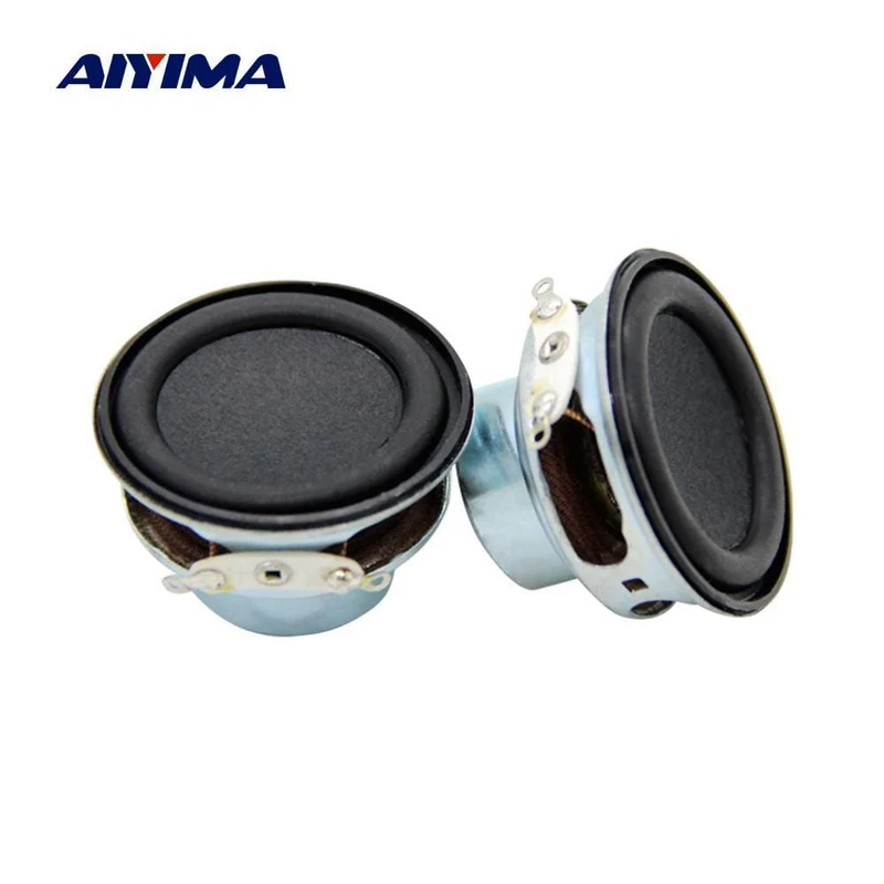 AIYIMA 2Pcs 40MM Mini Audio Lautsprecher Fahrer 4 Ohm 6W Bass Sound Verstärker Lautsprecher Heimkino Woofer lautsprecher Einheit