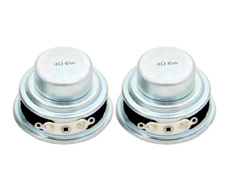 AIYIMA 2Pcs 40MM Mini Audio Lautsprecher Fahrer 4 Ohm 6W Bass Sound Verstärker Lautsprecher Heimkino Woofer lautsprecher Einheit