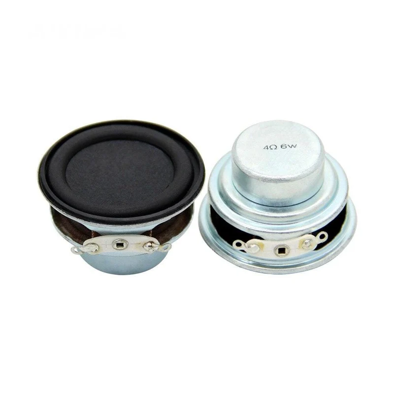 AIYIMA 2Pcs 40MM Mini Audio Lautsprecher Fahrer 4 Ohm 6W Bass Sound Verstärker Lautsprecher Heimkino Woofer lautsprecher Einheit