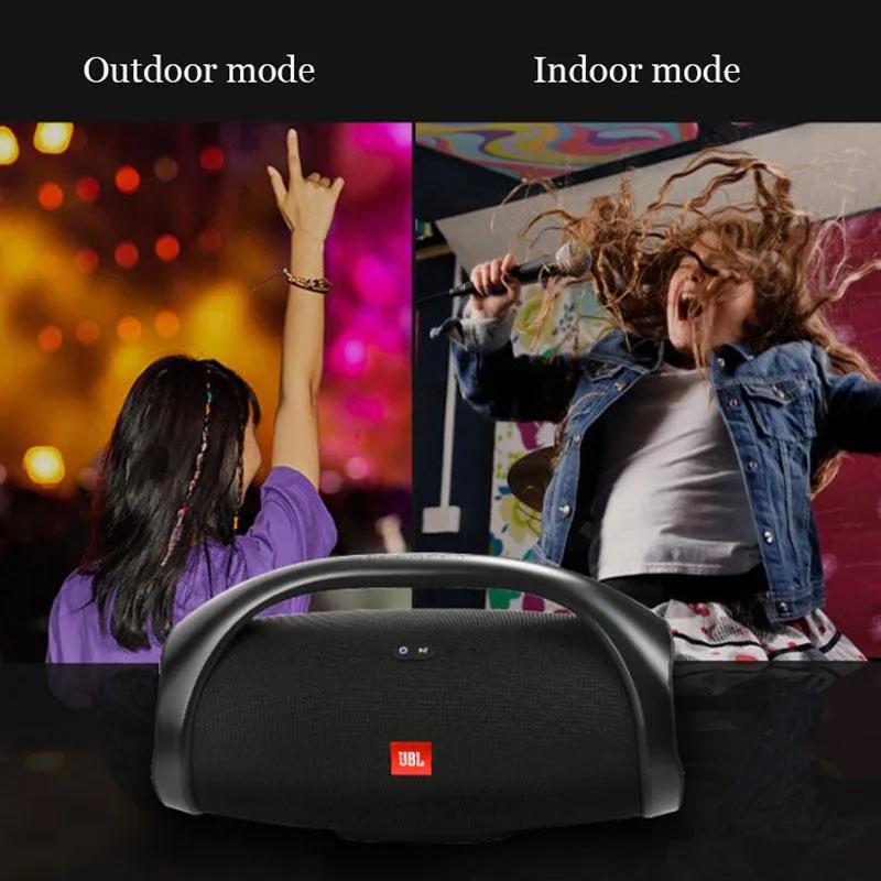 Boombox 2 Tragbarer drahtloser Bluetooth-Lautsprecher Boombox Wasserdichter Lautsprecher Dynamik Musik Subwoofer Outdoor Stereo Som