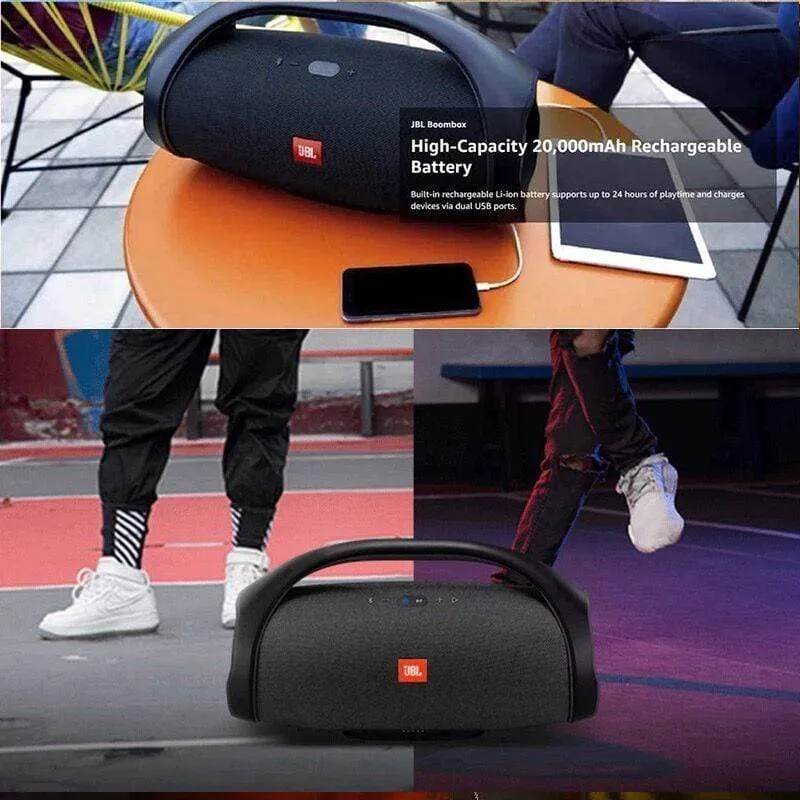 Boombox 2 Tragbarer drahtloser Bluetooth-Lautsprecher Boombox Wasserdichter Lautsprecher Dynamik Musik Subwoofer Outdoor Stereo Som