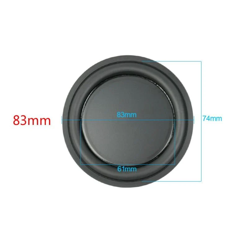 AIYIMA 2Pcs Audio Bass Membran Passive Kühler Lautsprecher Reparatur Teile 67/75/85/95/160mm DIY Heimkino Lautsprecher Zubehör
