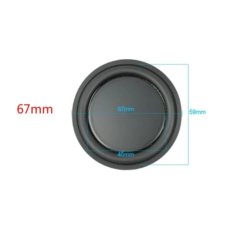 AIYIMA 2Pcs Audio Bass Membran Passive Kühler Lautsprecher Reparatur Teile 67/75/85/95/160mm DIY Heimkino Lautsprecher Zubehör