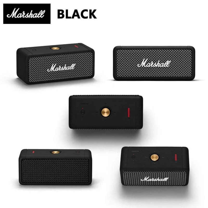 MARSHALL EMBERTON Original Drahtlose Bluetooth Lautsprecher IPX7 Wasserdicht Sport Lautsprecher Stereo Bass Sound Outdoor Tragbare Lautsprecher