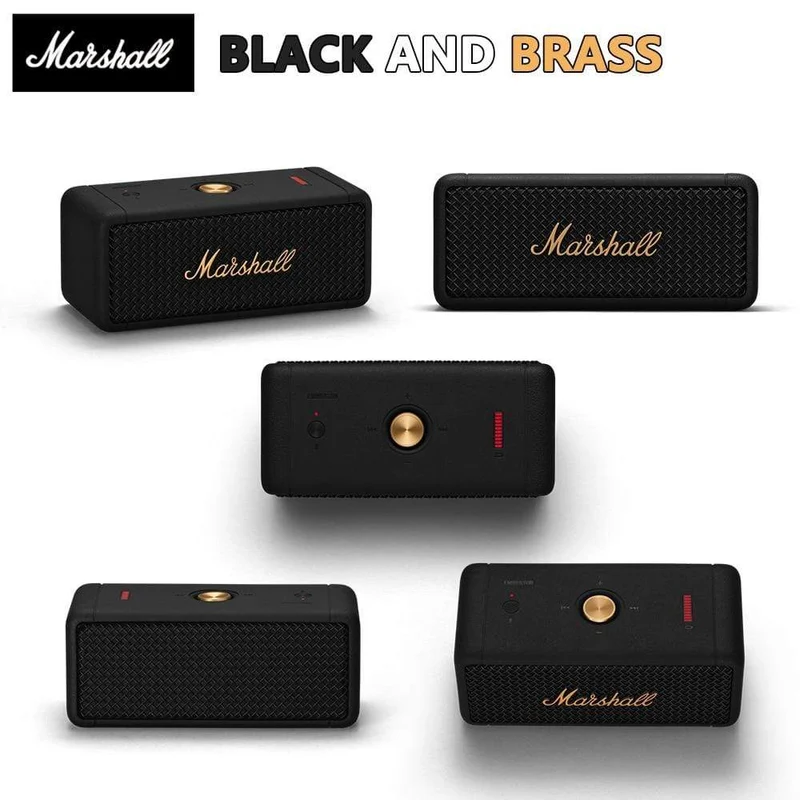 MARSHALL EMBERTON Original Drahtlose Bluetooth Lautsprecher IPX7 Wasserdicht Sport Lautsprecher Stereo Bass Sound Outdoor Tragbare Lautsprecher