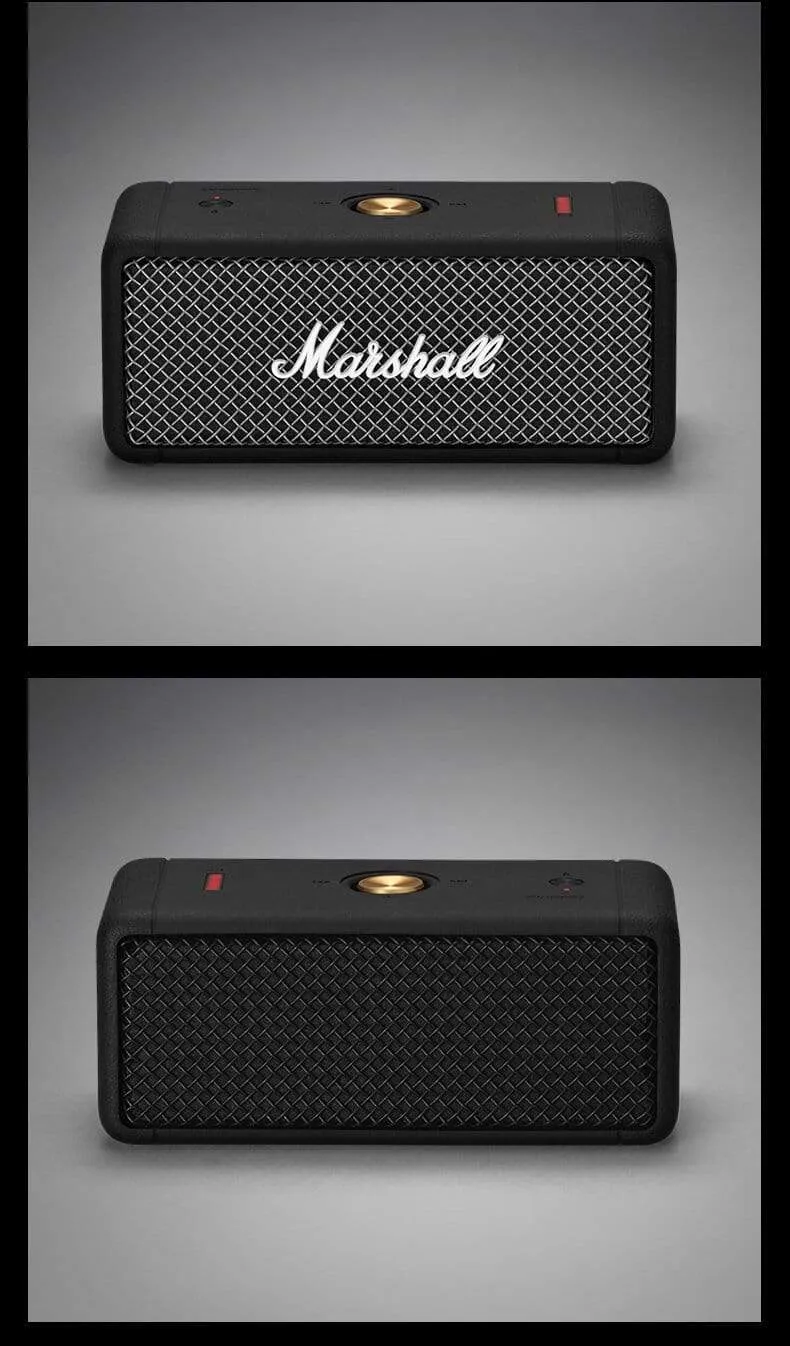 MARSHALL EMBERTON Original Drahtlose Bluetooth Lautsprecher IPX7 Wasserdicht Sport Lautsprecher Stereo Bass Sound Outdoor Tragbare Lautsprecher