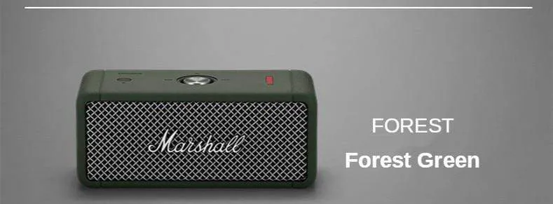 MARSHALL EMBERTON Original Drahtlose Bluetooth Lautsprecher IPX7 Wasserdicht Sport Lautsprecher Stereo Bass Sound Outdoor Tragbare Lautsprecher