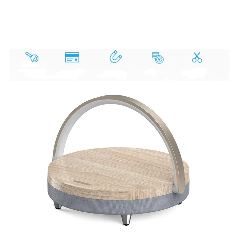 S21 Pro Bluetooth Lautsprecher Holz Drahtlose Ladegeräte LED Lampe für iPhone 13 13Pro 12 Halter 15W Hochleistungs-Schnellladeständer