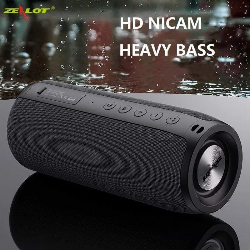 Zealot S53 Tragbare Drahtlose Lautsprecher Bluetooth Spalte Wasserdicht HIFI Verlustfreie Klangqualität Stereo Subwoofer Lautsprecher
