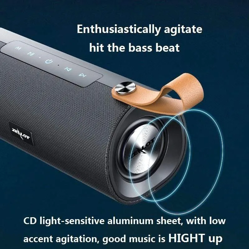 Zealot S53 Tragbare Drahtlose Lautsprecher Bluetooth Spalte Wasserdicht HIFI Verlustfreie Klangqualität Stereo Subwoofer Lautsprecher